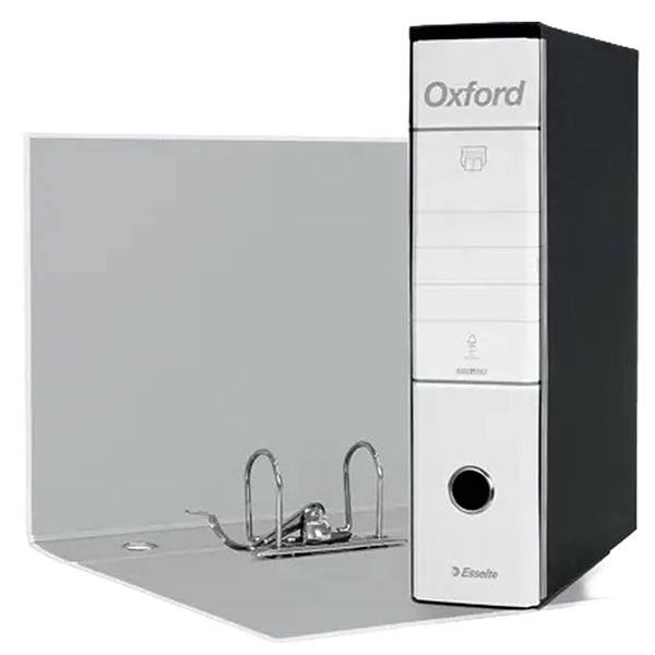 ESSELTE - 390785000 - Registratore Oxford G85 - dorso 8 cm - protocollo 23 x 33 cm - bianco - Esselte - 105049 -  Conf. da 6 Pz.