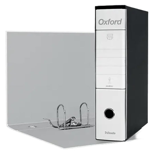 ESSELTE - 390785000 - Registratore Oxford G85 - dorso 8 cm - protocollo 23 x 33 cm - bianco - Esselte - 105049 -  Conf. da 6 Pz.