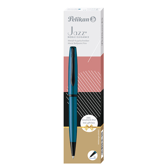 PELIKAN - 400198403 - Penna sfera Jazz Noble Elegance - punta M - aquamarin - Pelikan - 105074 -  Conf. da 1 Pz.