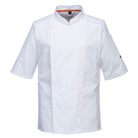 Portwest - C738WHRXXL - Giacca cuoco MeshAir Pro - maniche corte - taglia XXL - bianco - Portwest - 105109 -  Conf. da 1 Pz.