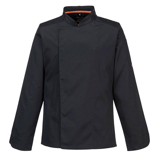 Portwest - C838BKRM - Giacca cuoco MeshAir Pro - maniche lunghe - taglia M - nero - Portwest - 105110 -  Conf. da 1 Pz.