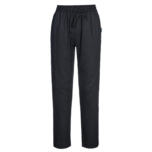 Portwest - C076BKRM - Pantaloni cuoco MeshAir Pro - taglia M - nero - Portwest - 105120 -  Conf. da 1 Pz.