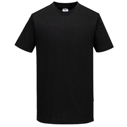 Portwest - CD811BKRL - T-shirt Eco - maniche corte - taglia L - nero - Portwest - 105160 -  Conf. da 1 Pz.