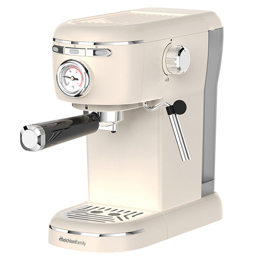 Melchioni Family - 118320003 - Macchinetta caffè vintage 3in1 Aromatica plus - 17,8 x 30,8 x 40,3 cm - 1.100 W - bianco - Melchioni family - 105220 -  Conf. da 1 Pz.