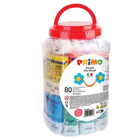 PRIMO - 297ED80GN - Pasta soffice EasyDò - 60 gr - Primo - secchiello 80 panetti - 105246 -  Conf. da 1 Pz.
