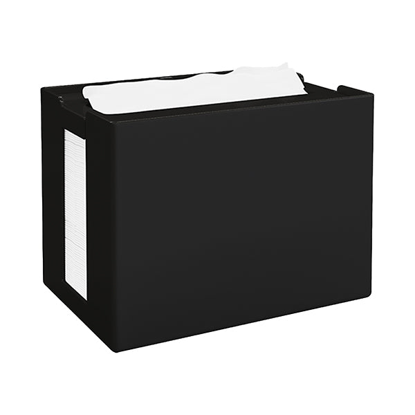 PAPERNET - 417811 - Dispenser antibatterico - per tovaglioli interfogliati - nero – Papernet - 105270 -  Conf. da 1 Pz.