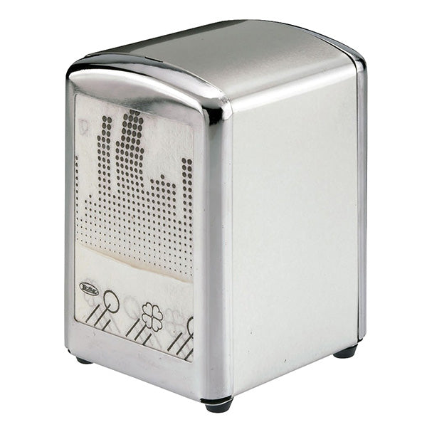 Leone - T1005.K - Dispenser tovaglioli da bar - 10x9x13 cm - argento - Leone - 105271 -  Conf. da 1 Pz.