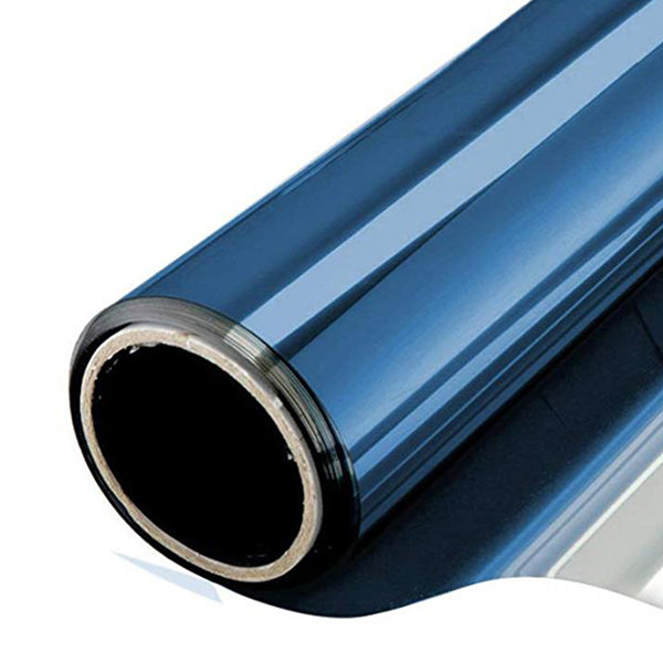 Patifix - 50-9022 - Pellicola adesiva - 50 cm x 10 m - protezione UV medio-alta - trasparenza media -  riflettente-grigio scuro - Patifix - 105362 -  Conf. da 1 Pz.
