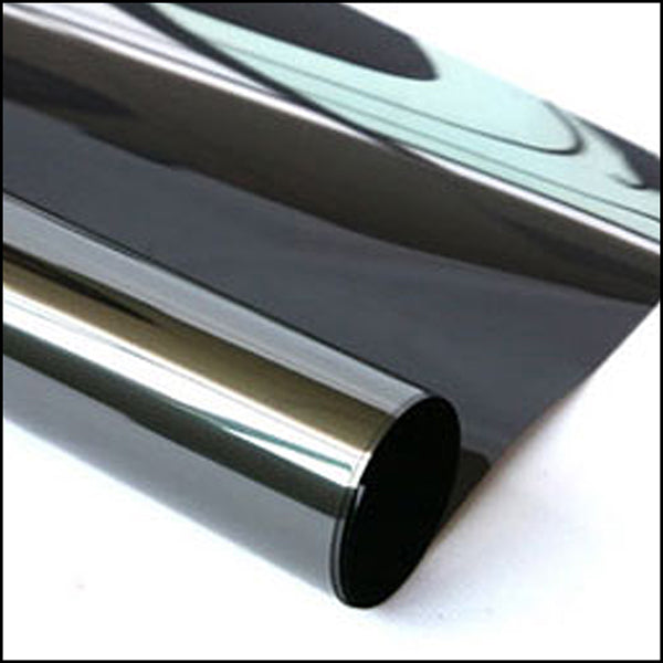 Patifix - 50-9021 - Pellicola adesiva - 50 cm x 10 m - protezione UV medio-alta - trasparenza medio bassa -  riflettente-nero - Patifix - 105363 -  Conf. da 1 Pz.