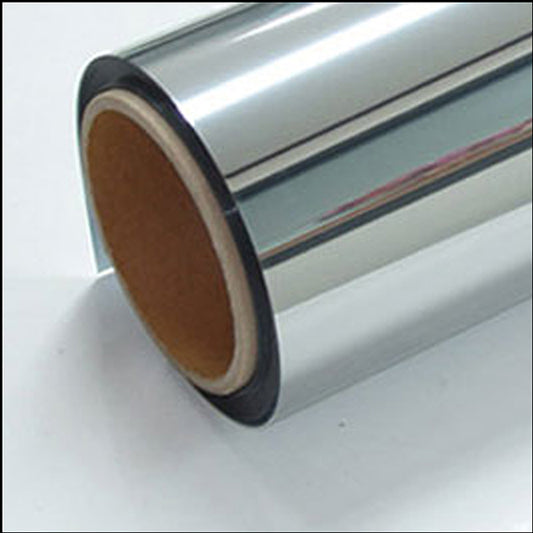 Patifix - 50-9020 - Pellicola adesiva - 50 cm x 10 m - protezione UV alta - trasparenza medio bassa -  riflettente- a specchio - Patifix - 105365 -  Conf. da 1 Pz.