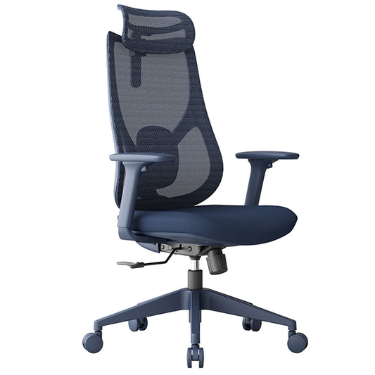 Unisit - CHLN10-BL - Seduta semidirezionali Linear LIN - con braccioli regolabili e poggiatesta - blu - Unisit - 105416 -  Conf. da 1 Pz.