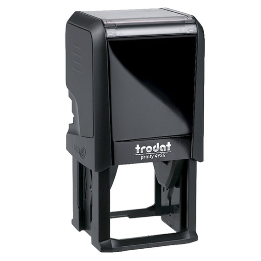TRODAT - 176685 - Timbro quadrato 4924 - personalizzabile - 40 x 40 mm - 10 righe - autoinchiostrante - Trodat - 105419 -  Conf. da 1 Pz.