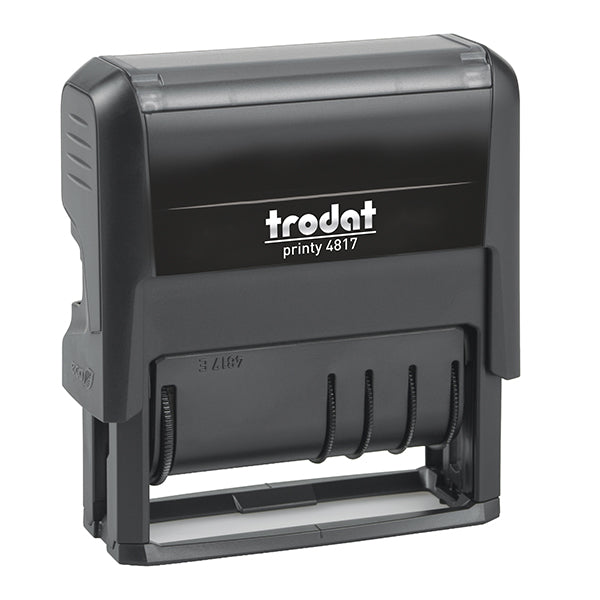 TRODAT - 217009 - Timbro Printy P4 Dater Eco 4817 Datario + Polinomio - 3,8 mm - autoinchiostrante - Trodat - 105421 -  Conf. da 1 Pz.