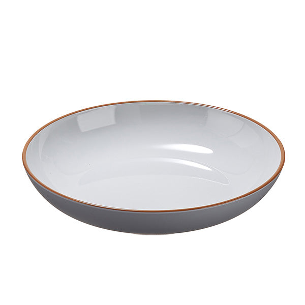 Leone - N0008 - Piatto fondo - rPET - grigio - Ø22,2 x 4,4cm - Leone - 105498 -  Conf. da 1 Pz.