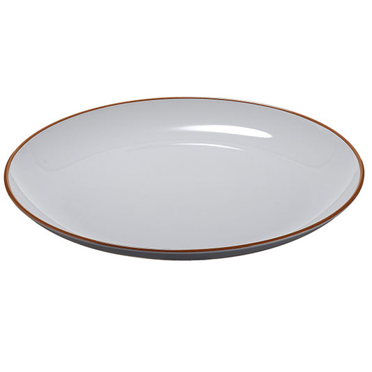 Leone - N0007 - Piatto piano - rPET - grigio - Ø27,5 x 2,8cm - Leone - 105500 -  Conf. da 1 Pz.