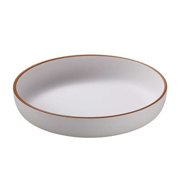 Leone - N0001 - Piatto fondo - rPET - bianco - Ø21 x 3,8cm - Leone - 105501 -  Conf. da 1 Pz.