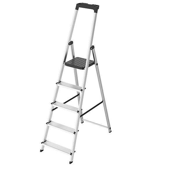 Verdelook - 908 - Scala in alluminio - 5 gradini - Verdelook - 105529 -  Conf. da 1 Pz.