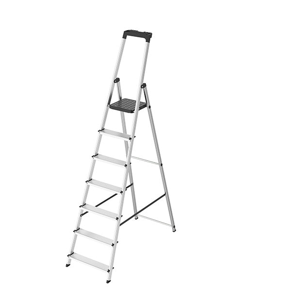 Verdelook - 908-6 - Scala in alluminio - 7 gradini - Verdelook - 105531 -  Conf. da 1 Pz.