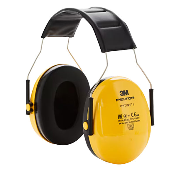 3M - 7100334982 - Cuffia protettiva Peltor Optime I - SNR 27 dB - giallo - 3M - 105544 -  Conf. da 1 Pz.