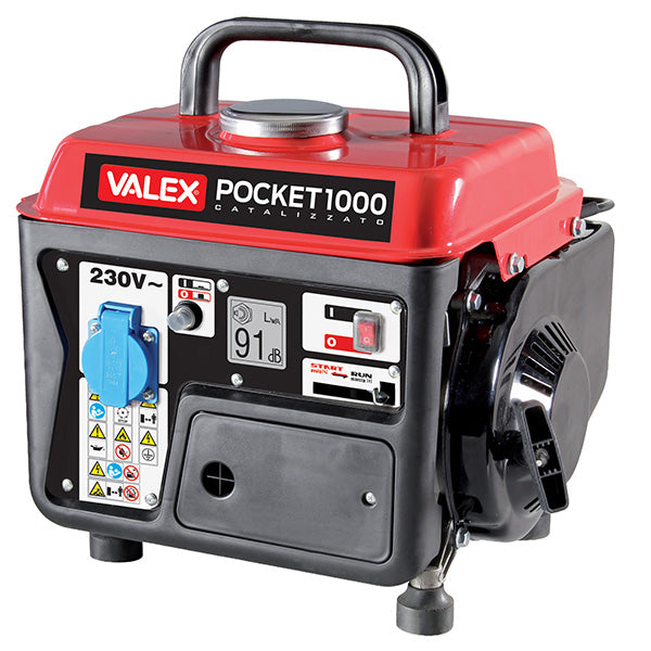Valex - 1371765 - Generatore Pocket1000 - 2 tempi - 0,65 KVA - Valex - 105562 -  Conf. da 1 Pz.