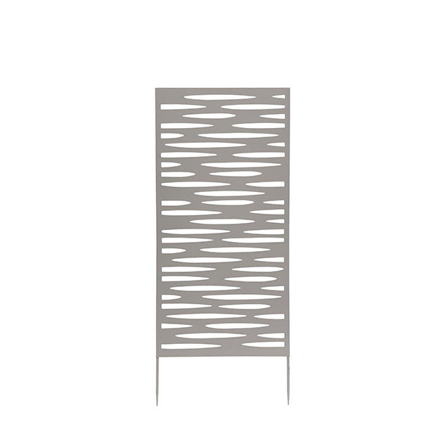 Verdemax - 8581 - Pannello decorativo - metallo - 50 x 100 cm - grigio - Verdemax - 105577 -  Conf. da 1 Pz.