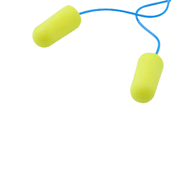 3M - 7000052845 - Inserti auricolari E-A-Rsoft Yellow Neons - con cordicella - SNR 34 dB - giallo fluo - 3M - conf. 200 pezzi - 105585 -  Conf. da 1 Pz.