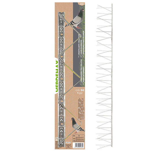 Verdemax - 4484 - Dissuasore per volatili - acciaio - 50 cm - 36 punte - Verdemax - 105590 -  Conf. da 1 Pz.