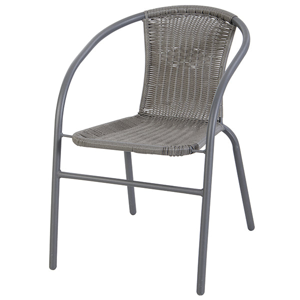 Verdelook - 760-44S - Sedia IOS  - 53,5 x 60 x H75 cm - grigio - Verdelook - 105610 -  Conf. da 1 Pz.