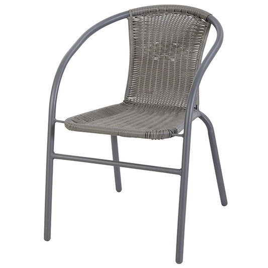 Verdelook - 760-44S - Sedia IOS  - 53,5 x 60 x H75 cm - grigio - Verdelook - 105610 -  Conf. da 1 Pz.