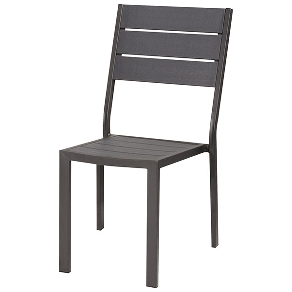 Verdelook - 2360-37 - Sedia Tenerife - 62 x 45 x 88 cm - grigio - Verdelook - 105622 -  Conf. da 1 Pz.