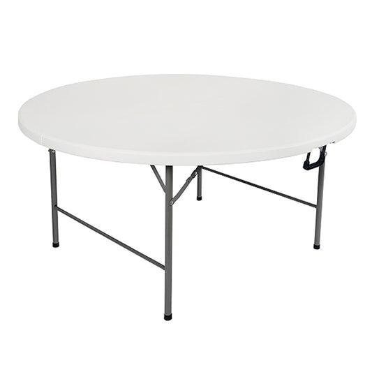 Verdelook - 2360-49 - Tavolo rotondo - HDPE - diametro 150 x 74 cm - bianco - Verdelook - 105633 -  Conf. da 1 Pz.