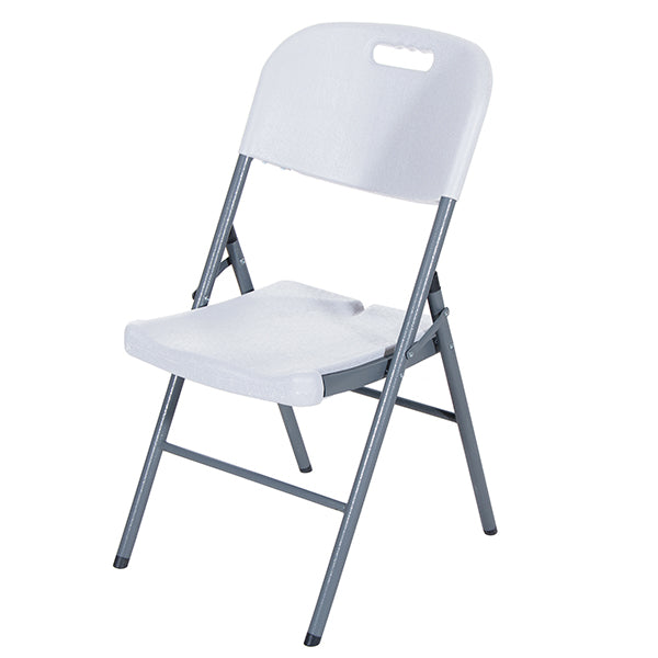 Verdelook - 779-32 - Sedia Slimmy - pieghevole - 43 x 44 x 79 cm - bianco - Verdelook - 105634 -  Conf. da 6 Pz.