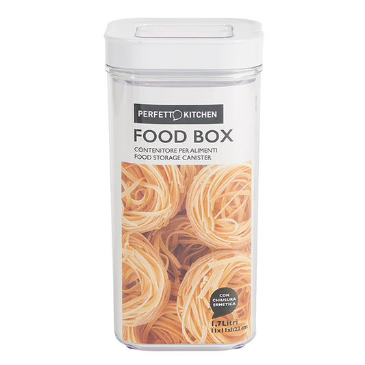 PERFETTO - 29191 - Contenitore alimentare Foodbox - 110 x 110 x 220 mm - 1,7 litri - ABS - Perfetto - 105644 -  Conf. da 1 Pz.