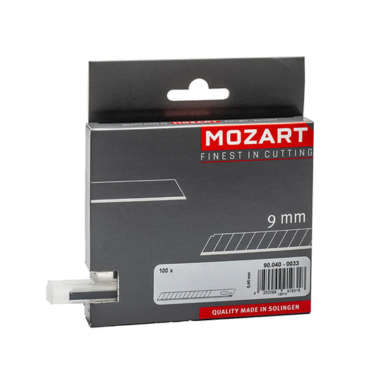 Mozart - MM91 - Lama a spezzare - 9 mm - Mozart - conf. 10 pezzi - 105657 -  Conf. da 1 Pz.