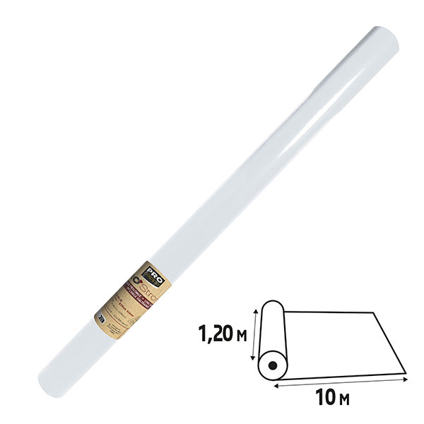 PRO nappe - R781001I - Tovaglia idrorepellente - in rotolo - 1,2 x 10 m - spunbond - bianco - Pro Nappe - 105695 -  Conf. da 1 Pz.