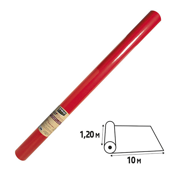 PRO nappe - R781009I - Tovaglia idrorepellente - in rotolo - 1,2 x 10 m - spunbond - rosso - Pro Nappe - 105696 -  Conf. da 1 Pz.