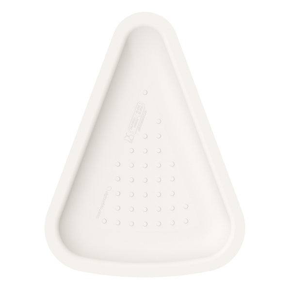 Signor Bio - BTT003BIO125F - Vassoio pizza - 1-8 - 19 x 25 cm - bianco - Signor Bio - conf. 125 pezzi - 105714 -  Conf. da 1 Pz.