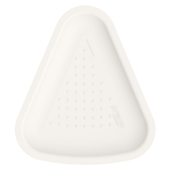 Signor Bio - BTT001BIO125F - Vassoio pizza - 1-6 - 23 x 26 cm - bianco - Signor Bio - conf. 125 pezzi - 105715 -  Conf. da 1 Pz.