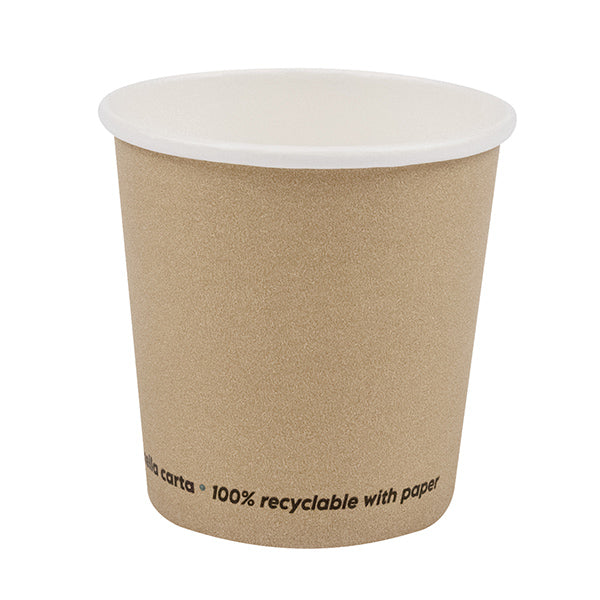 Signor Bio - PGC016BIO50C - Bicchiere caffè - carta - 100 ml - avana - Signor Bio - conf. 50 pezzi - 105719 -  Conf. da 1 Pz.
