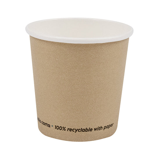 Signor Bio - PGC016BIO50C - Bicchiere caffè - carta - 100 ml - avana - Signor Bio - conf. 50 pezzi - 105719 -  Conf. da 1 Pz.