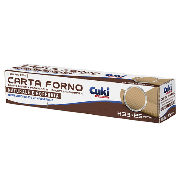 Cuki Professional - 4633025 - Rotolo Carta Forno - goffrata - 33 cm x 25 m - Cuki Professional - 105733 -  Conf. da 1 Pz.