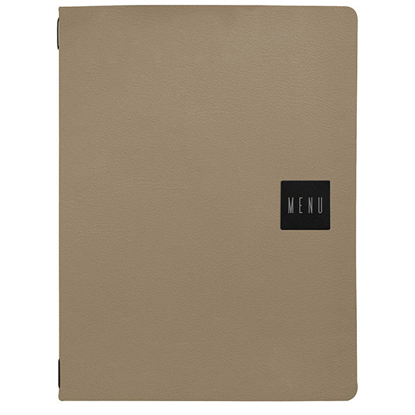 STILCASA - PM2C-MN-07 - Porta menù Talk - 3 inserti doppi inclusi - A4 - 24,3 x 31,6 cm - beige - Stilcasa - 105751 -  Conf. da 1 Pz.