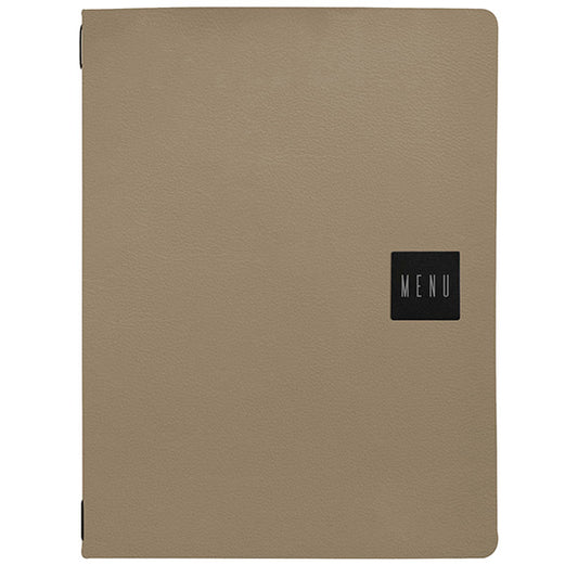 STILCASA - PM2C-MN-07 - Porta menù Talk - 3 inserti doppi inclusi - A4 - 24,3 x 31,6 cm - beige - Stilcasa - 105751 -  Conf. da 1 Pz.
