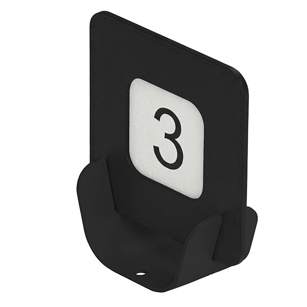 STILCASA - MET-SQR-N30 - Segnaposto Talk porta QR code - 10 x 4 x 11,5 cm - nero - Stilcasa - 105755 -  Conf. da 1 Pz.
