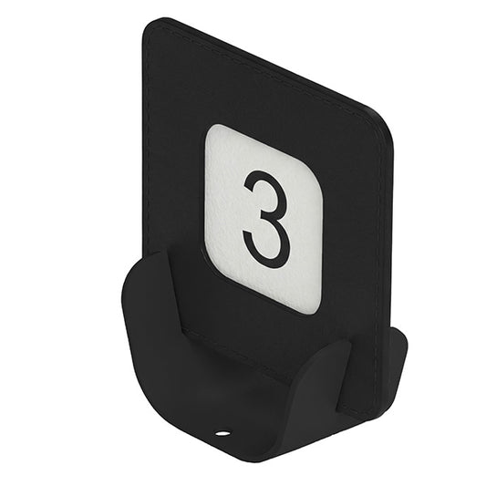 STILCASA - MET-SQR-N30 - Segnaposto Talk porta QR code - 10 x 4 x 11,5 cm - nero - Stilcasa - 105755 -  Conf. da 1 Pz.