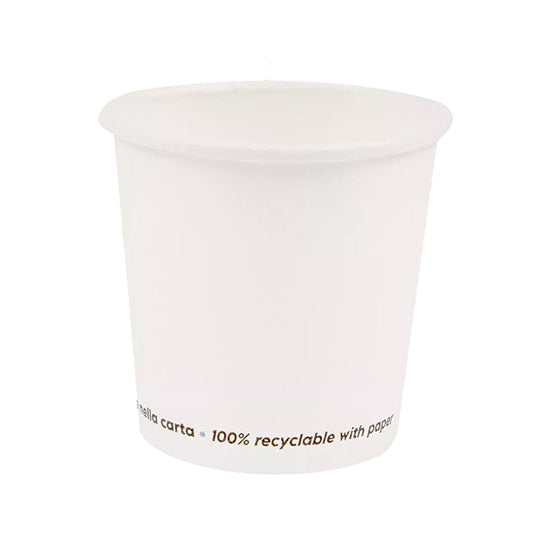 Signor Bio - PGC021BIO50C - Bicchiere caffè - carta - 75 ml - bianco - Signor Bio - conf. 50 pezzi - 105768 -  Conf. da 1 Pz.