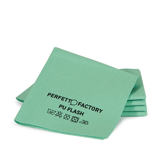 PerfettoFactory - 26593 - Panni PU Flash - 34 x 36 cm - verde - Perfetto Factory - conf. 5 pezzi - 105782 -  Conf. da 1 Pz.