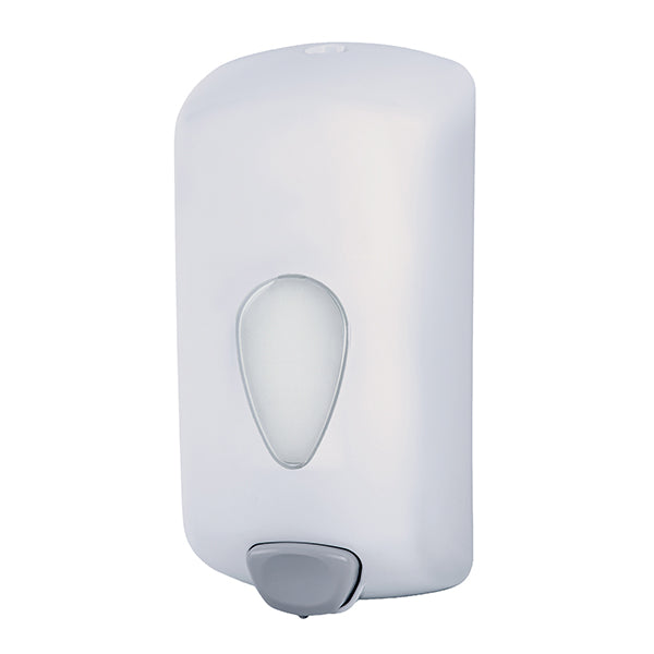 Medial - 920041 - Dispenser sapone Stileco - murale - capacità liquido-gel 1 L - ABS - bianco - Medial - 105847 -  Conf. da 1 Pz.