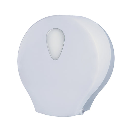 Medial - 920001 - Dispenser carta igienica Stileco rotolo Mini Jumbo - 12,5 x 25,3 x 27,2 cm - rotolo diametro 25 cm - ABS - bianco - Medial - 105850 -  Conf. da 1 Pz.