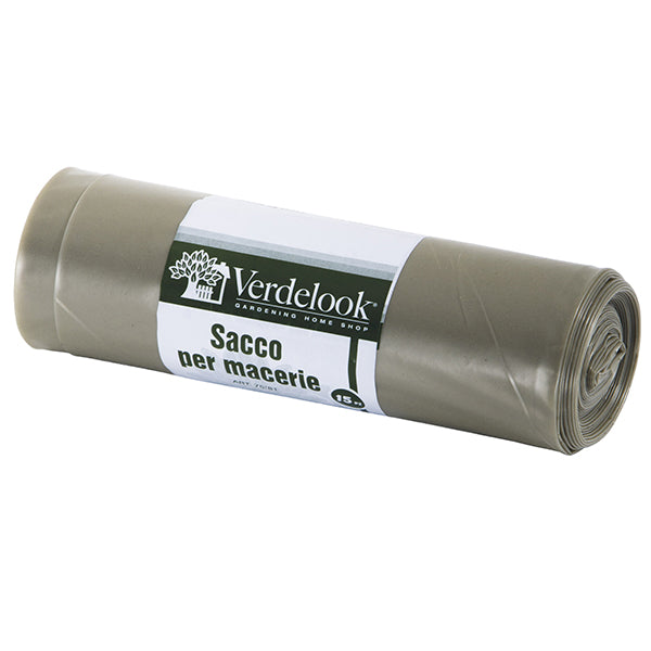 Verdelook - 75-81 - Sacco macerie - LDPE - 40 x 70 cm - 120 micron - ambra - Verdelook - conf. 15 pezzi - 105878 -  Conf. da 1 Pz.
